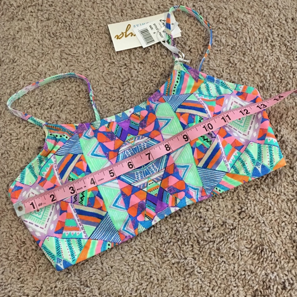 Multicolor swimsuit top - Picture 2 of 8